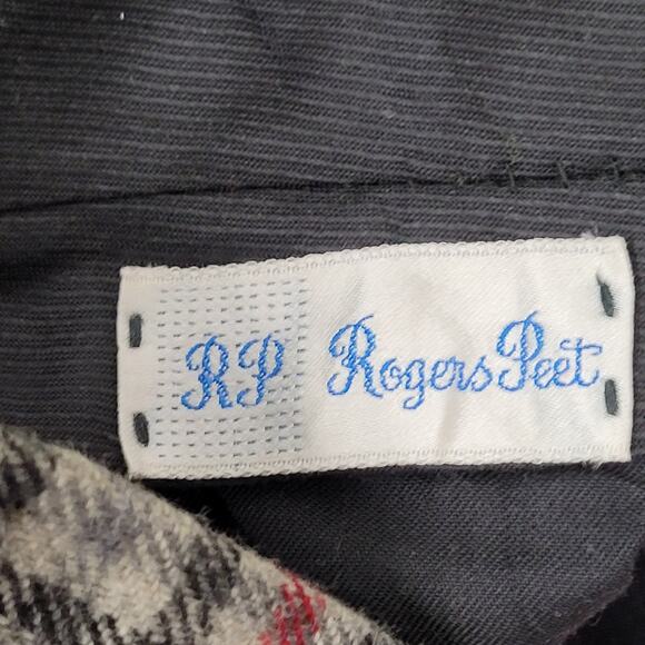 Vintage 80s Wool Plaid Pants Womens 14 34x28 Heavyweight - Picture 7 of 16